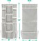Double-Sided Hanging Gift Wrap Organizer Storage Pockets, (Set of 1)